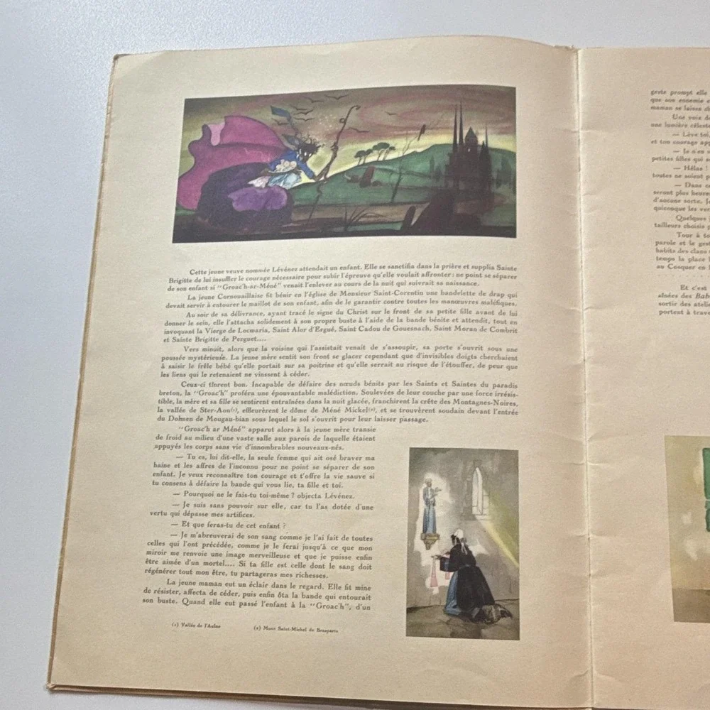 1939 Rare Vintage Doll Collector book, Les Poupées de Bretagne -Softcover, illus